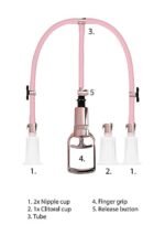 Pumped - Klitoris og Nipple Pump Sett - Rosegull