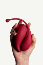 Inspiration - Vibrerende egg og trykkbølgestimulator med app - Gavesett Rødt