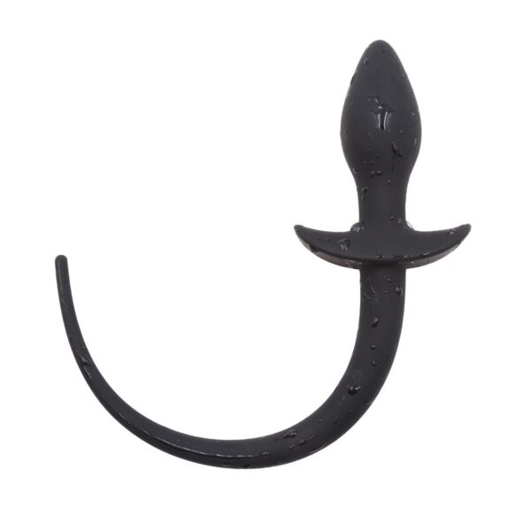 Buttplug med hale - sort
