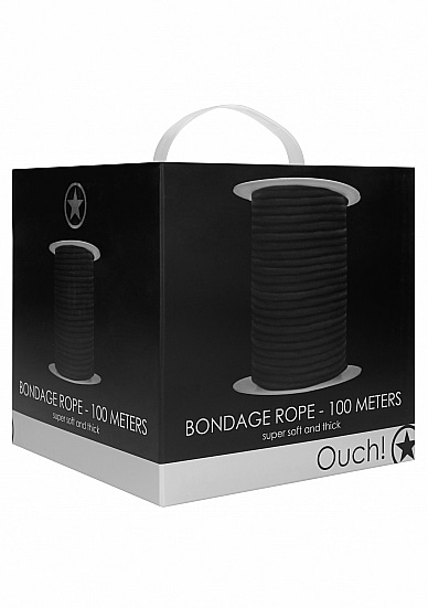 Ouch! Bondage Rope - 100meter - Sort