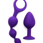 Rimba - Barcelona - Anal Pleasure - Sett med Buttplug og Analkuler - Lilla