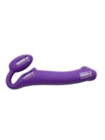 Strap-on-Me - Stroppeløs Strap On med Vibrering - X-Large - Lilla - Bilde 3