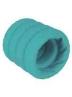 You2Toys - 3 in 1 Cock & Ball Ring Sett med Bumperfunksjon - Turkis - Bilde 2