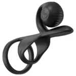 SVibe - JOVI - Parvibrator med Penisring og Fjernkontroll - Sort