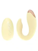 Loveline - Daydream - Parvibrator med ladeetui - Pastell gul - Bilde 5