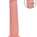 Realrock - Dual Density Dildo med Sugekopp - 8"/1cm - Beige