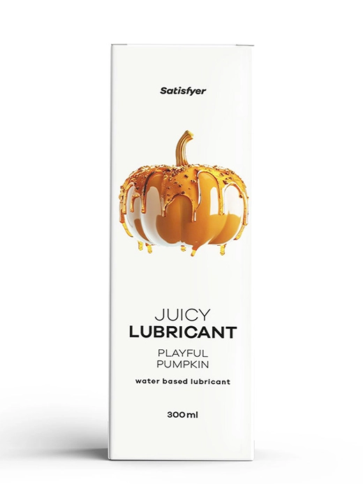 13024-juicy-lubricant-playful-pumpkin-01 Satisfyer - Playful Pumpkin - Vannbasert Glidemiddel - 300ml - Bilde 1