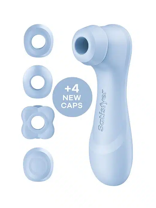 13070_satisfyer-pro2-generation-4-liquid-air-pulse-satisfyer-app-usb-c-1 Satisfyer Pro 2 Generation 4 – trykkbølgestimulator med 4 hetter - APP - Bilde 1
