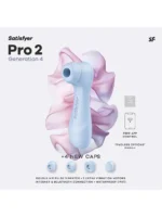 Satisfyer Pro 2 Generation 4 – trykkbølgestimulator med 4 hetter - APP - Bilde 5