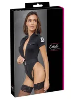 Cottelli Collection - Politi Kostyme - Body med strømpeholder - Bilde 7
